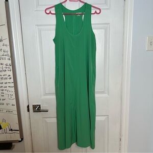 Joe Fresh Maxi Dress Racerback Green Size Medium